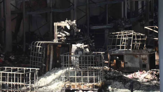 6 kişinin hayatını kaybettiği tesisin içi görüntülendi