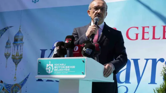 Kocaeli'deki bayramda İsrail'e ortak tepki