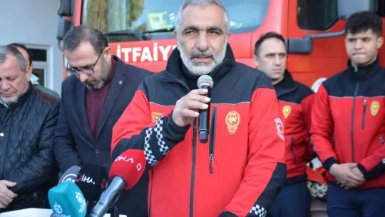 İtfaiyeciler ailelerine kavuştu, o anlar yürek ısıttı
