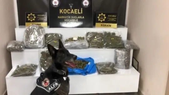 9 kilo uyuşturucu ele geçirildi