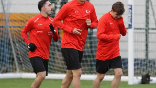 A Milli Futbol Takımı, Cardiff'teki ilk çalışmasını yaptı