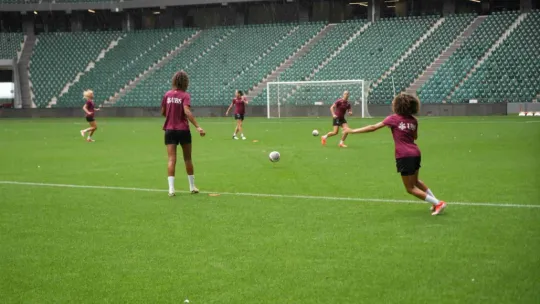 A Milli Kadın Futbol Takımı, İsviçre maçına hazır