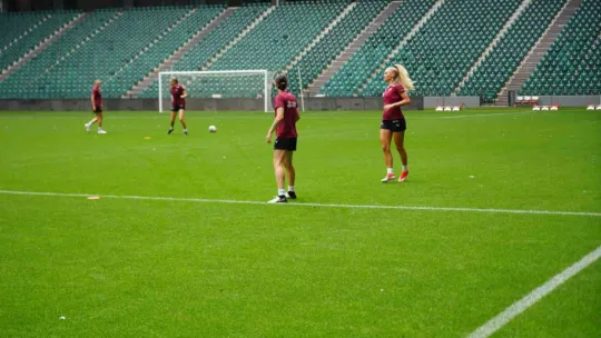 A Milli Kadın Futbol Takımı, İsviçre maçına hazır