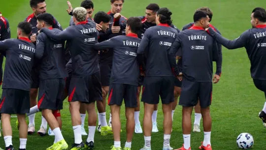 A Milli Takım, Galler maçının hazırlıklarını sürdürdü