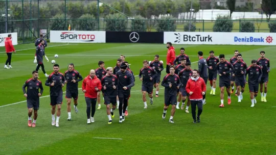 A Milli Takım, Galler maçının hazırlıklarını sürdürdü