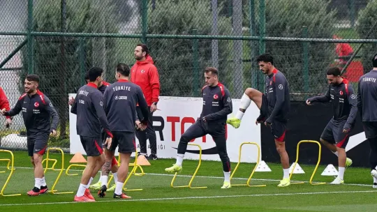 A Milli Takım, Galler maçının hazırlıklarını sürdürdü