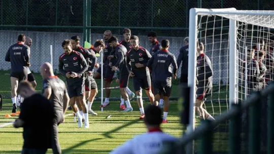 A Milli Takım, Karadağ maçı hazırlıklarını sürdürdü