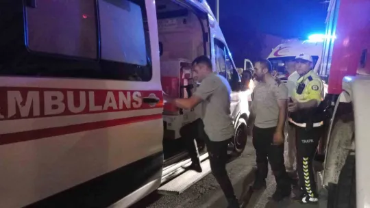 Kocaeli'de ağaca çarpan minibüs devrildi: 1'i ağır 3 yaralı
