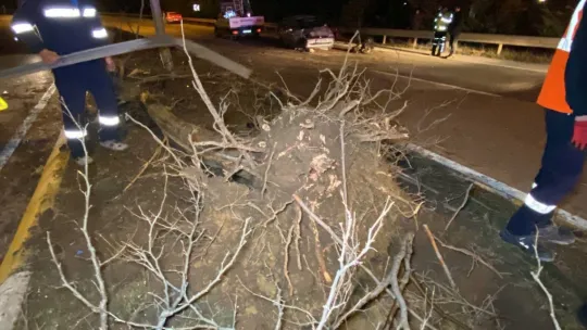 Otomobilin motoru yerinden fırladı: 1'i ağır 5 yaralı