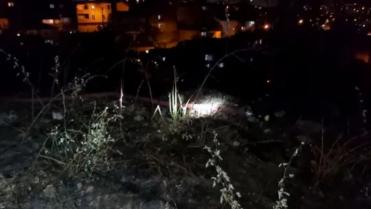 Ağaçlık alandaki araba lastikleri ormanı yaktı