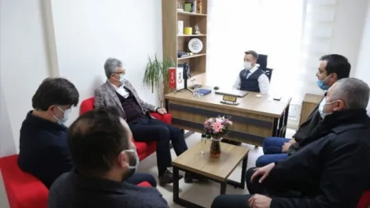 AK Parti İl Başkanı Mehmet Ellibeş İHA'yı ziyaret etti