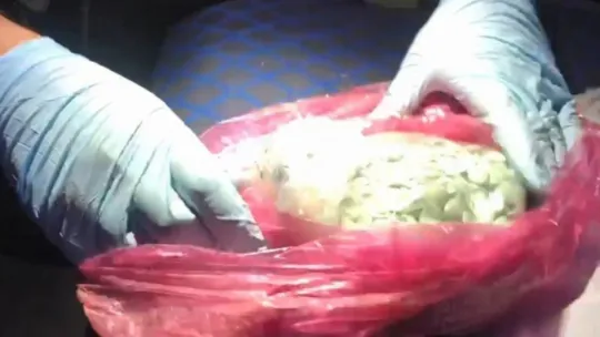 Akü kısmına gizlenen uyuşturucuları Alfa buldu!