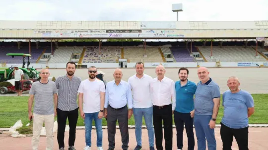 Alaettin Kurt Stadyumu yeni sezona hazırlanıyor