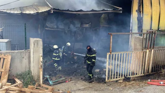 Alev alev yanan fabrika kesimhanede yeniden küllerinden doğdu