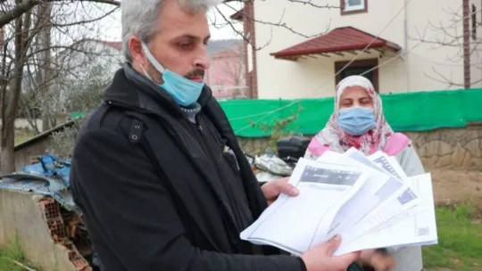 Alıcı ile bina sahipleri birbirine girdi!