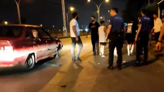 Ayakta duracak halleri yokken kavga ettiler