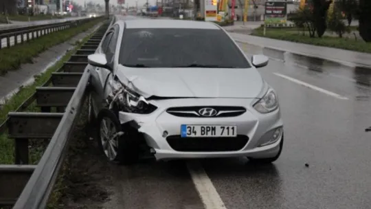 Alkollü direksiyona geçince kaza yaptı: 1 yaralı!
