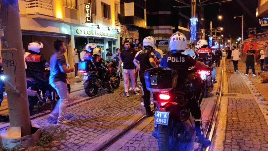 Alkollü olan iki grup arasında çıkan kavga çıktı