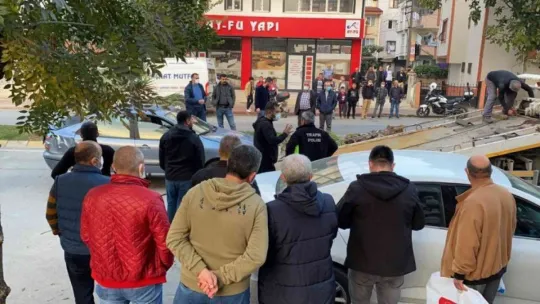 Alkollü sürücü düz yolda takla attı!