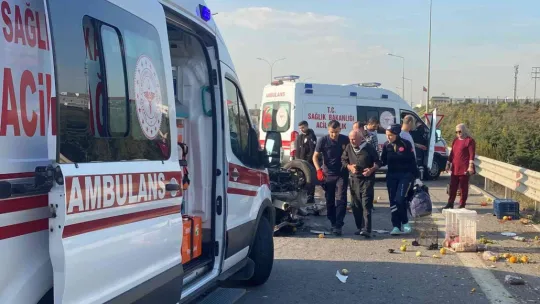 Ameliyata girecek oğullarına yetişmek için çıktıkları yolda dehşeti yaşadılar