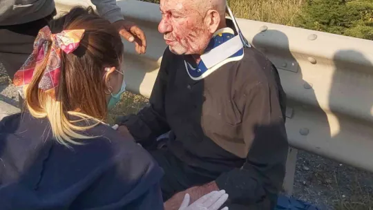 Ameliyata girecek oğullarına yetişmek için çıktıkları yolda dehşeti yaşadılar