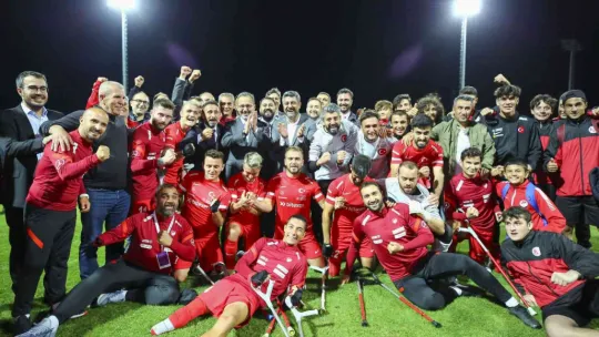Ampute Milli Takımı çeyrek finalde