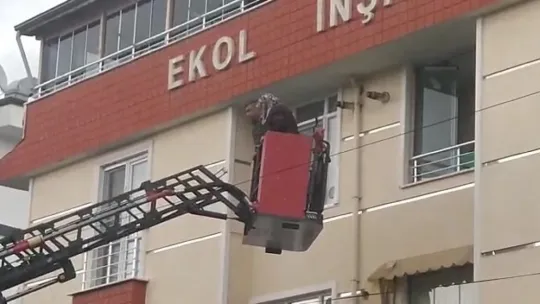 Anne-kızın yaşadığı ev alevlere teslim oldu