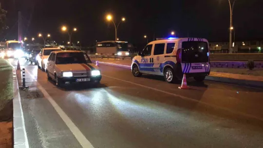 Kentin ortasında bir garip kaza!