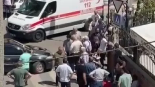 Av tüfeğini doğrulttuğu kişiye bağırarak dehşeti yaşattı