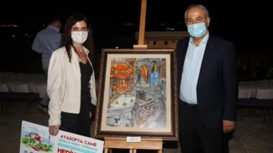 Ayasofya konulu yarışmada ödüller sahiplerini buldu
