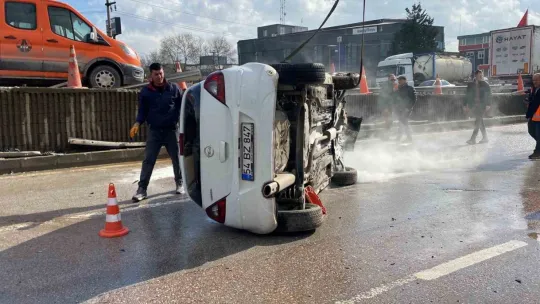 Aynı yerde 5 saat arayla ikinci kaza!