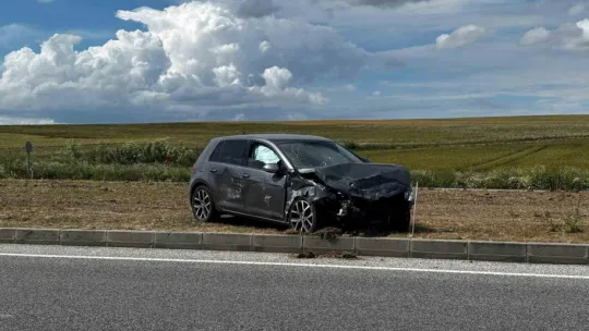 Babaeski'de trafik kazası: 3 yaralı