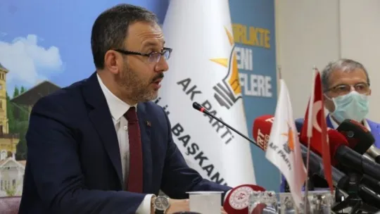 Bakan Kasapoğlu: 'Dünyanın en genç nüfusuna sahip birkaç ülkeden birisiyiz'