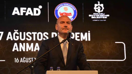 Soylu: Bütün hazırlıklarımızı 7.5'lik deprem üzerinden yapıyoruz