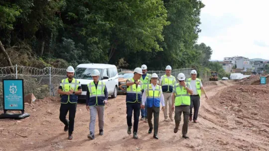 Baraçlı'dan dev projeye kalite ve hız vurgusu