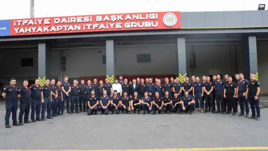 İtfaiyecilere moral ziyareti: Türkiye'nin en gelişmiş teşkilatı
