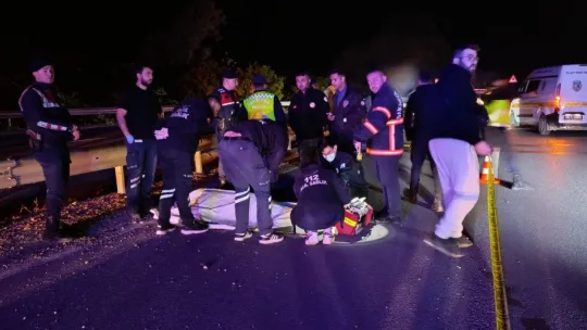Sakarya'da motosiklet sürücüsü hayatını kaybetti