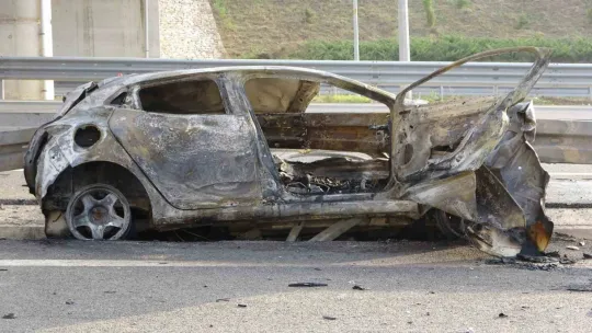 Kocaeli'de korkunç kaza: Yanarak can verdiler