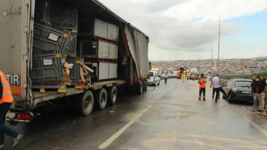 Yola dökülen mazot az kalsın faciaya yol açıyordu