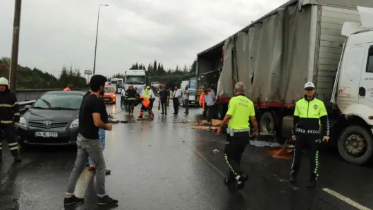 Yola dökülen mazot az kalsın faciaya yol açıyordu