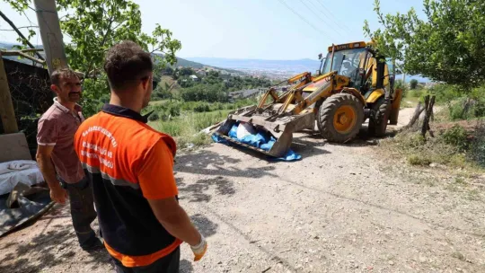 Başiskele'de kurban atıkları toplanıyor