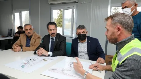 Başkan Şayir, yatırımları değerlendirdi
