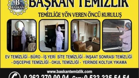 Başkan Temizlik içeri, koronavirüs dışarı!