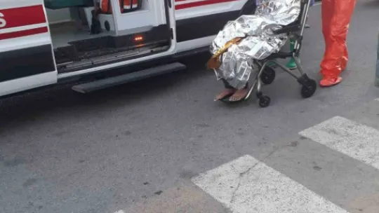 Baygın bulunan şahıs hastaneyi karantinaya aldırdı