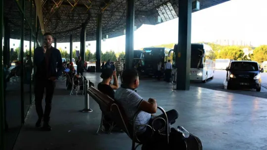 Otobüsler tam kapasite doldu