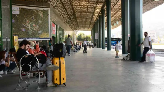Otobüsler tam kapasite doldu