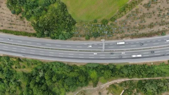 Bayram tatilinin son gününde TEM'de akıcı trafik hakim!