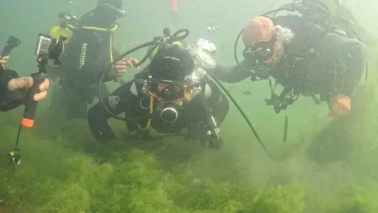 Büyükakın dalgıç kıyafeti giydi, dibe indi: Gördüğü manzara şaşırttı