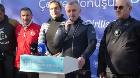 Büyükakın dalgıç kıyafeti giydi, dibe indi: Gördüğü manzara şaşırttı