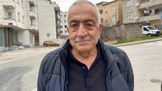 Beton elektrik direğini ağaç ayakta tutuyor